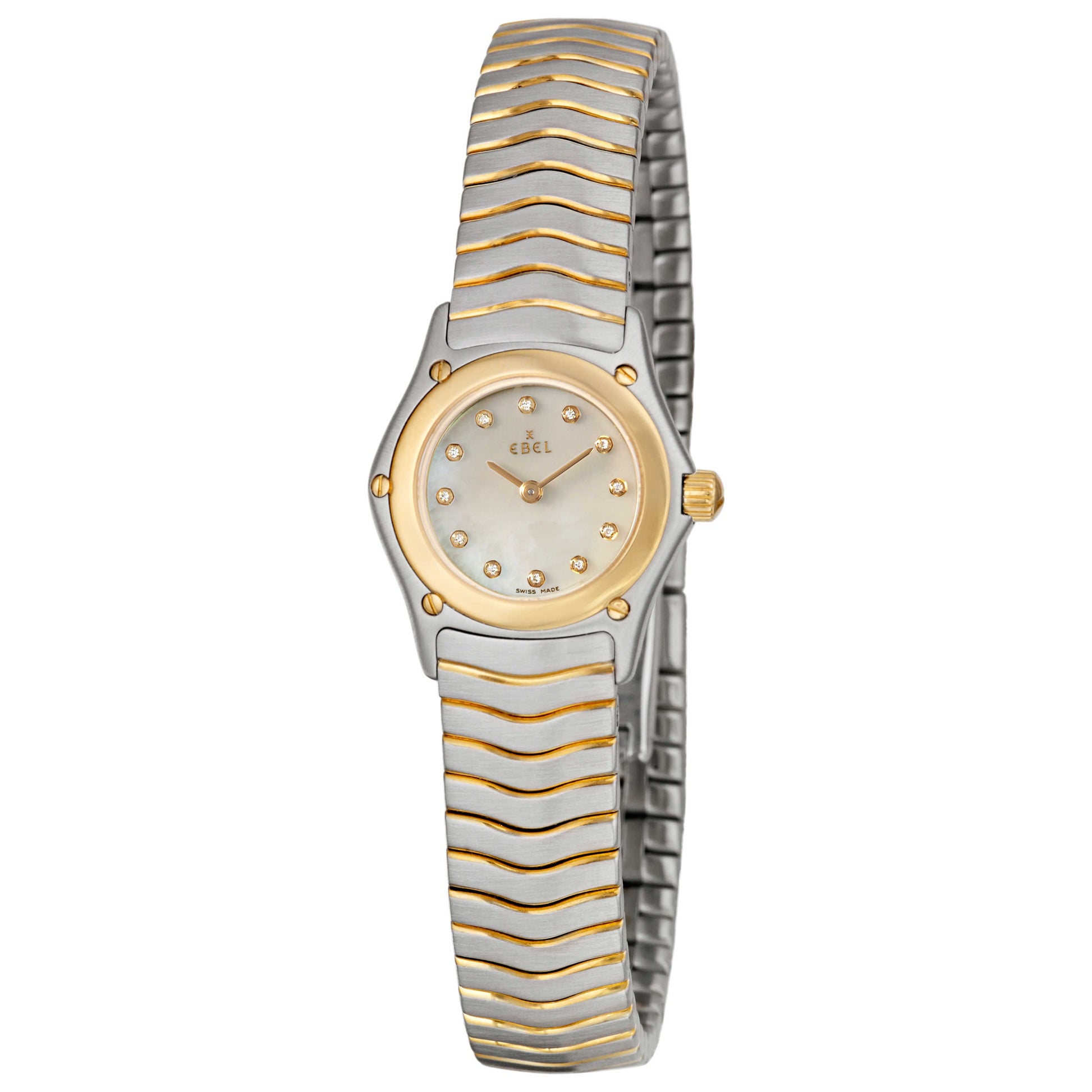 Front view of Ebel Sport Classic Women's Swiss Quartz (Battery-Powered) Watch 1157111-19925