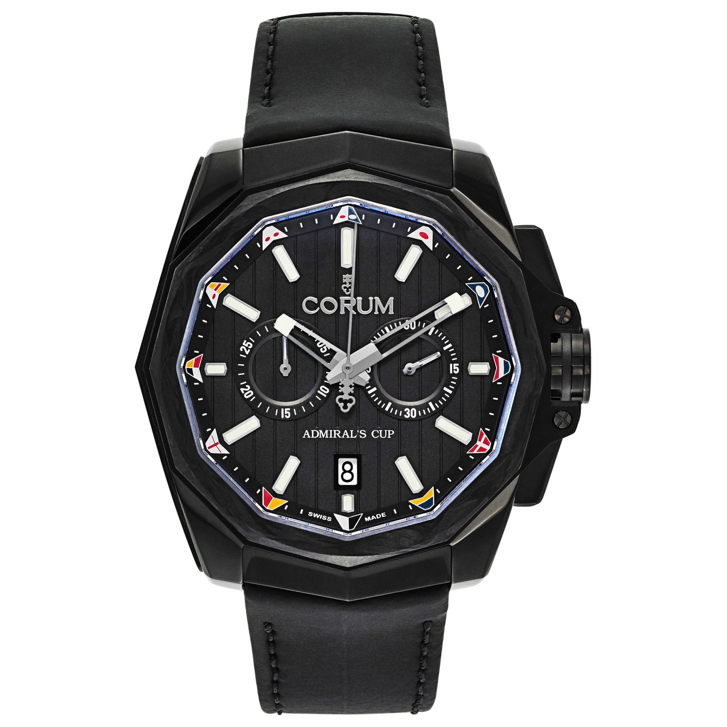 Front view of Corum Admiral's Cup Men's Automatic Watch 116-101-36-0F61-AN20