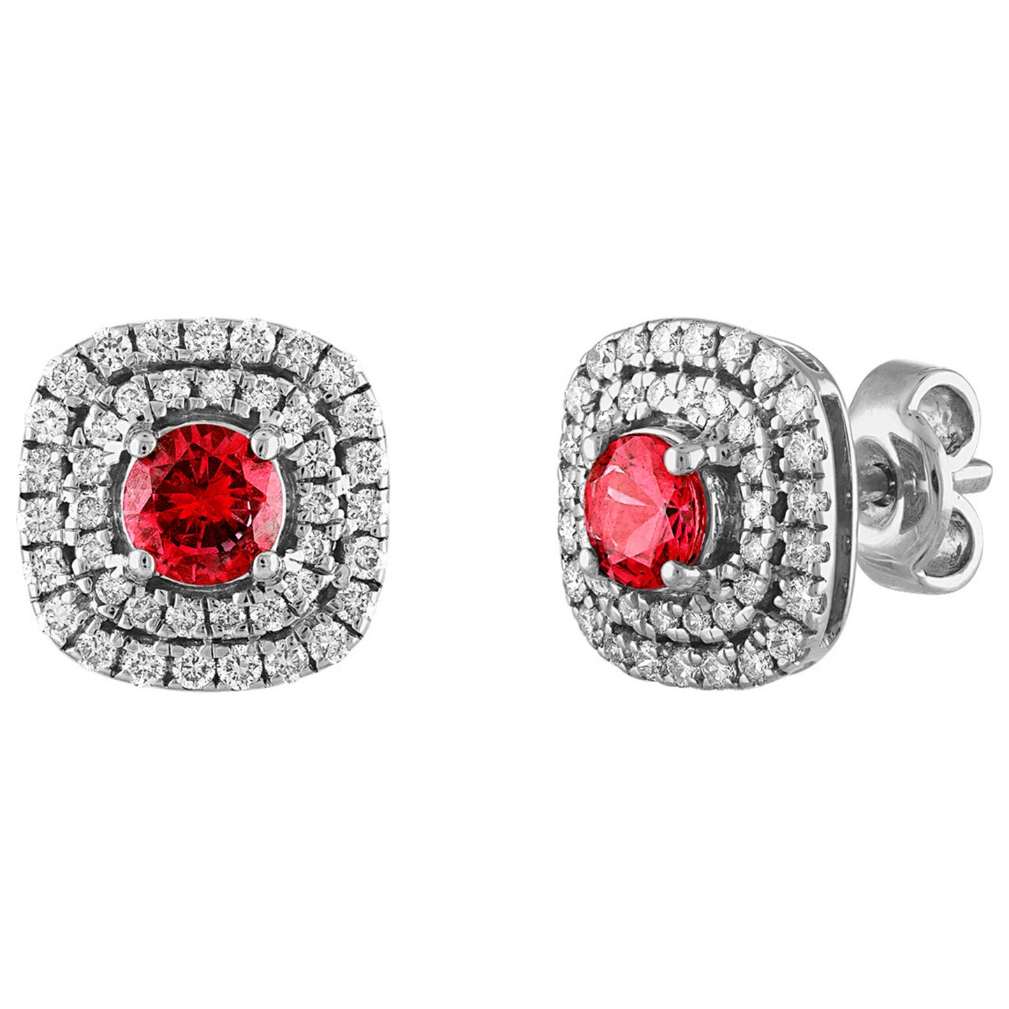 Tresorra Fashion Women's Earrings 116-WG-RBY - Image #2
