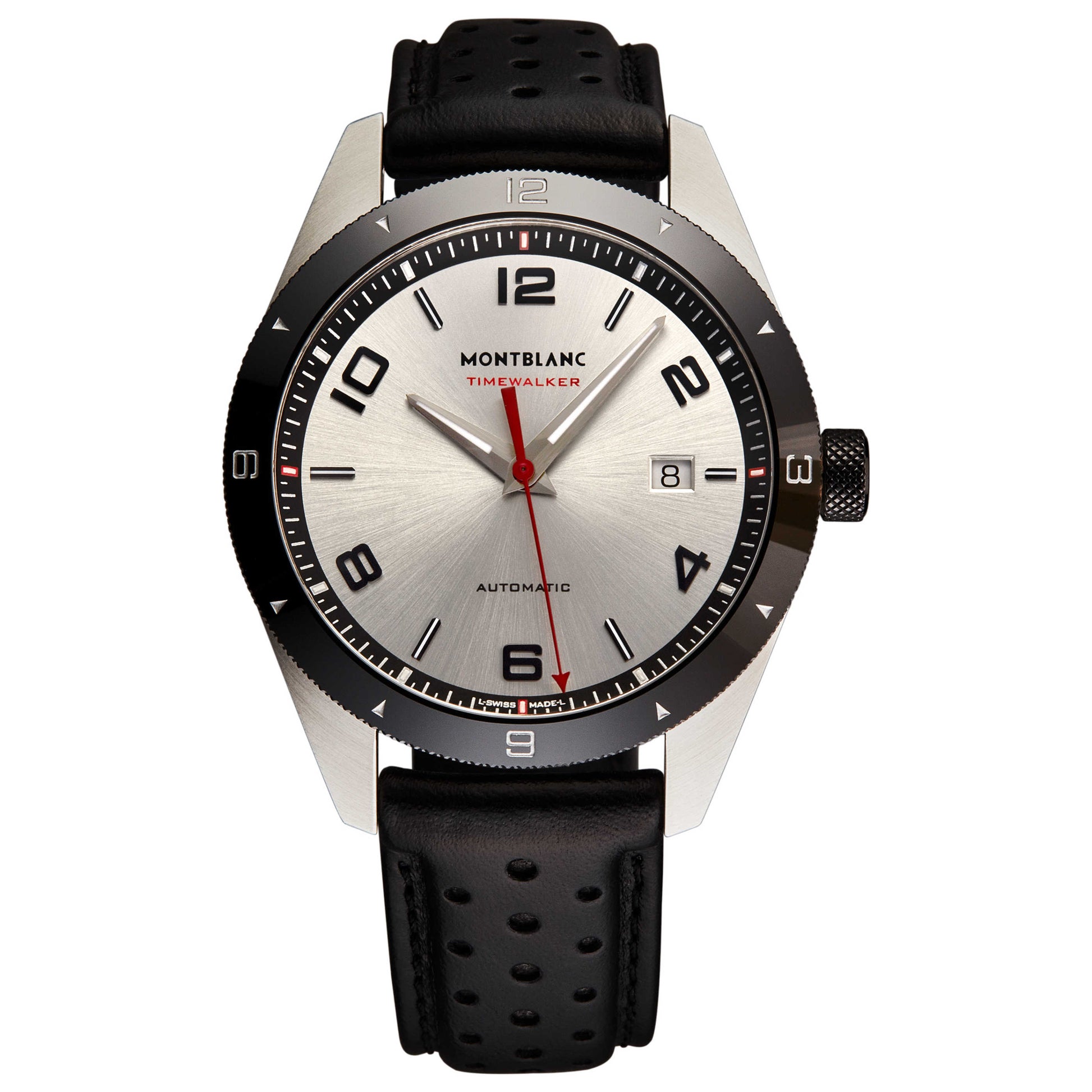 Front view of Montblanc Timewalker Men's Automatic Watch 116058