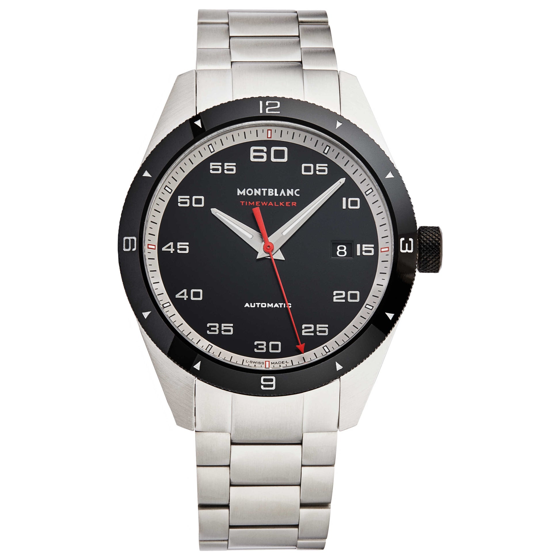 Front view of Montblanc Timewalker Men's Automatic Watch 116060