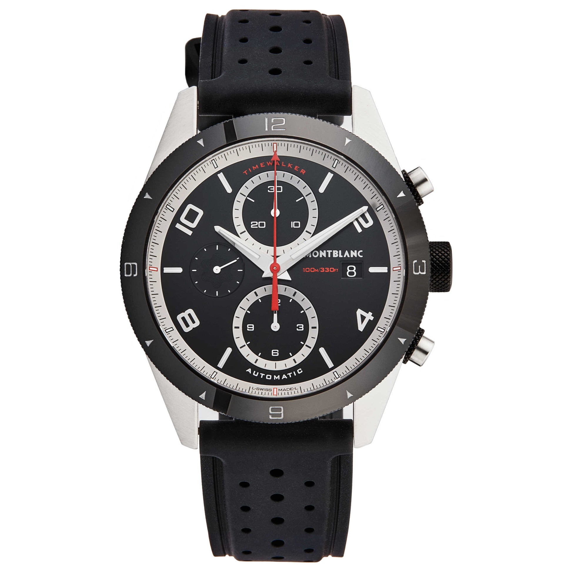 Front view of Montblanc Timewalker Men's Automatic Watch 116096