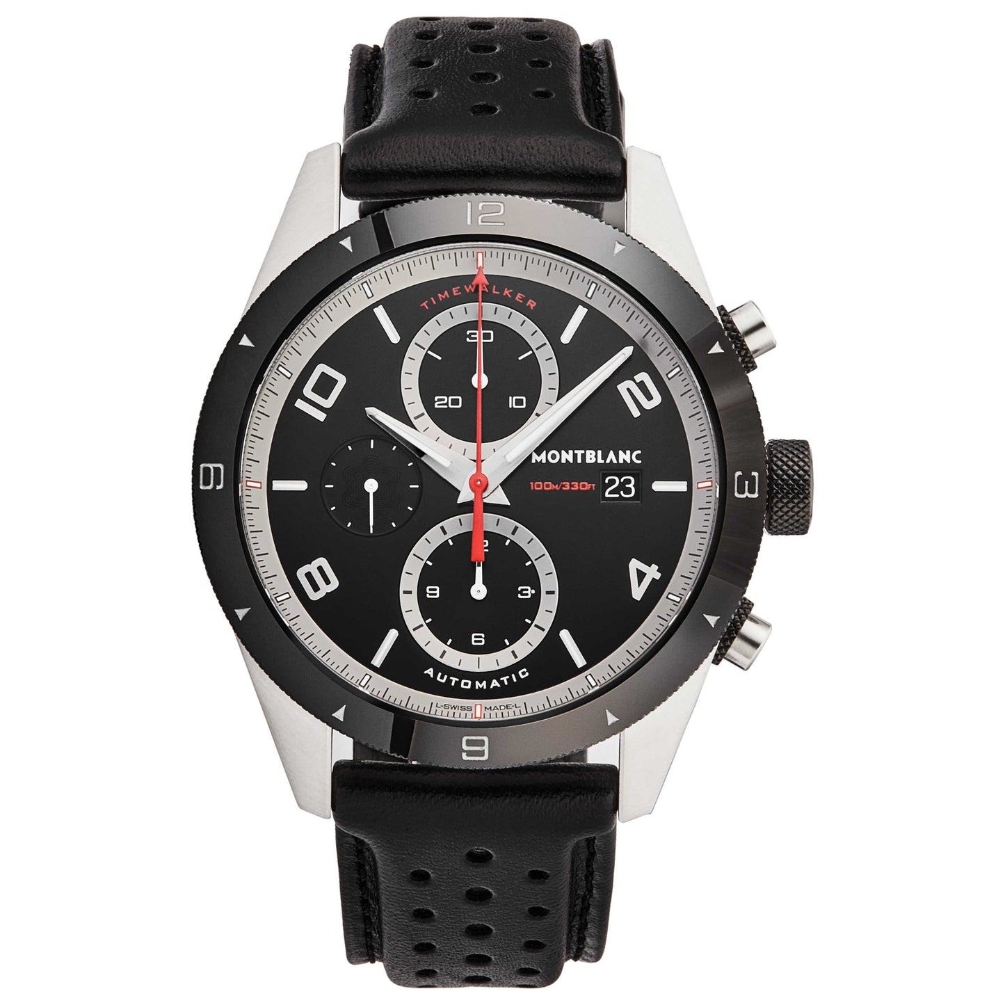 Front view of Montblanc Timewalker Men's Automatic Watch 116098