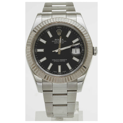 Front view of Rolex Datejust Men's Automatic Watch 116334-PO3