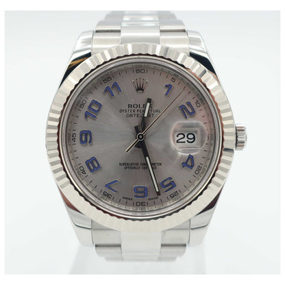 Front view of Rolex Datejust Men's Automatic Watch 116334-PO