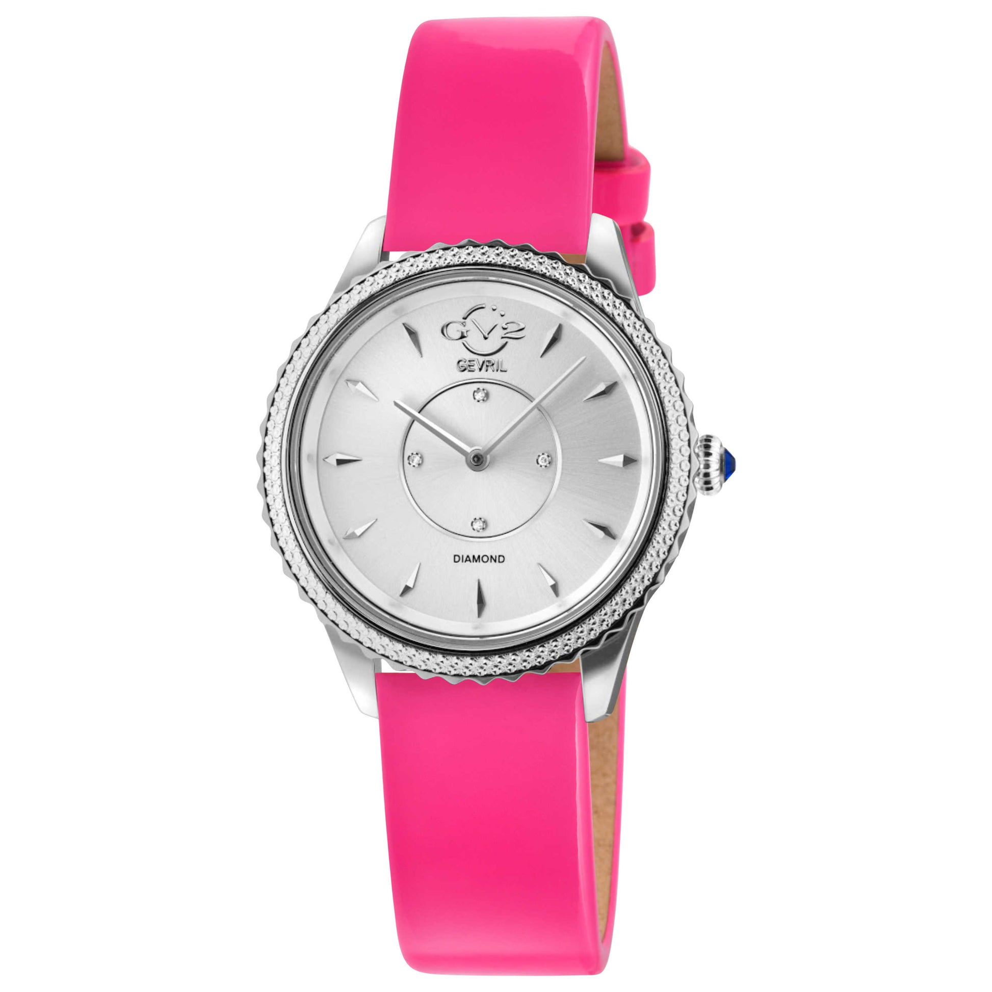 Front view of GV2 by Gevril Siena Diamond Women's Quartz Watch 11700-424-8