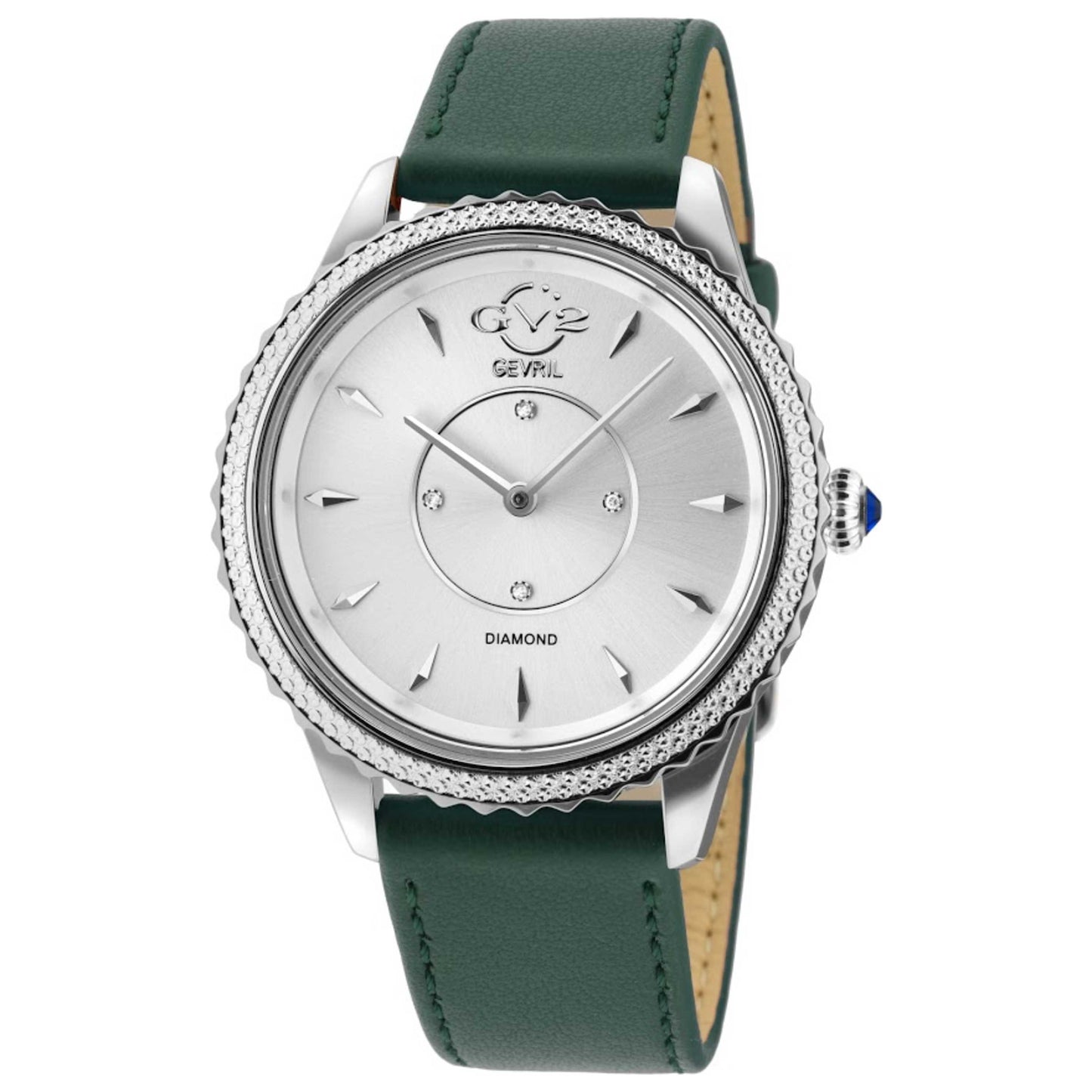 Front view of GV2 by Gevril Siena Diamond Women's Quartz Watch 11700-426V