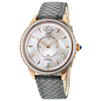 Front view of GV2 by Gevril Siena Diamond Women's Quartz Watch 11701-929.E