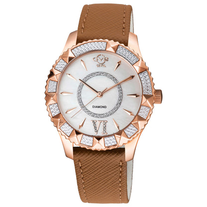 Front view of GV2 by Gevril Venice Diamond Women's Quartz Watch 11711-929-V2