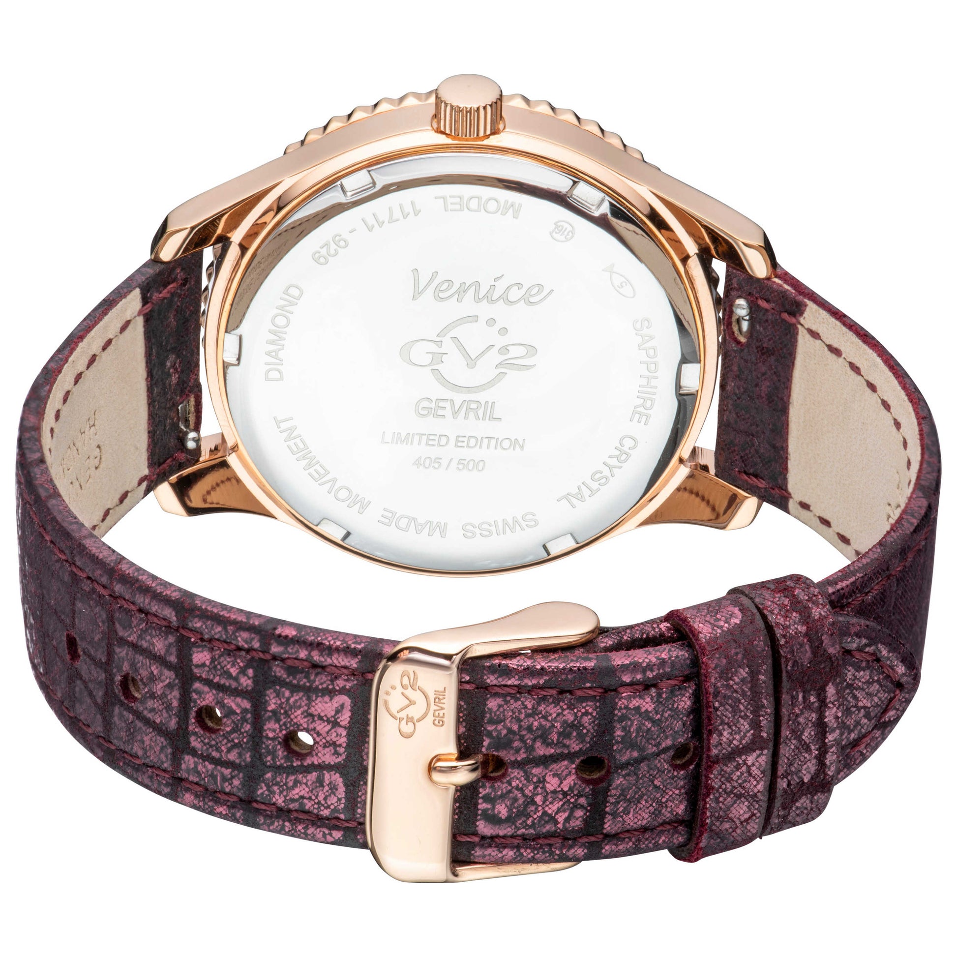 GV2 by Gevril Venice Diamond Women's Quartz Watch 11711-929C - Image #2