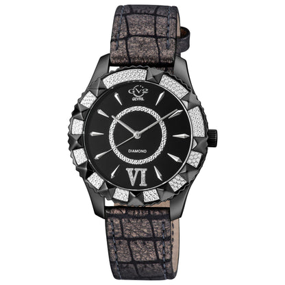 Front view of GV2 by Gevril Venice Diamond Women's Quartz Watch 11713-425C