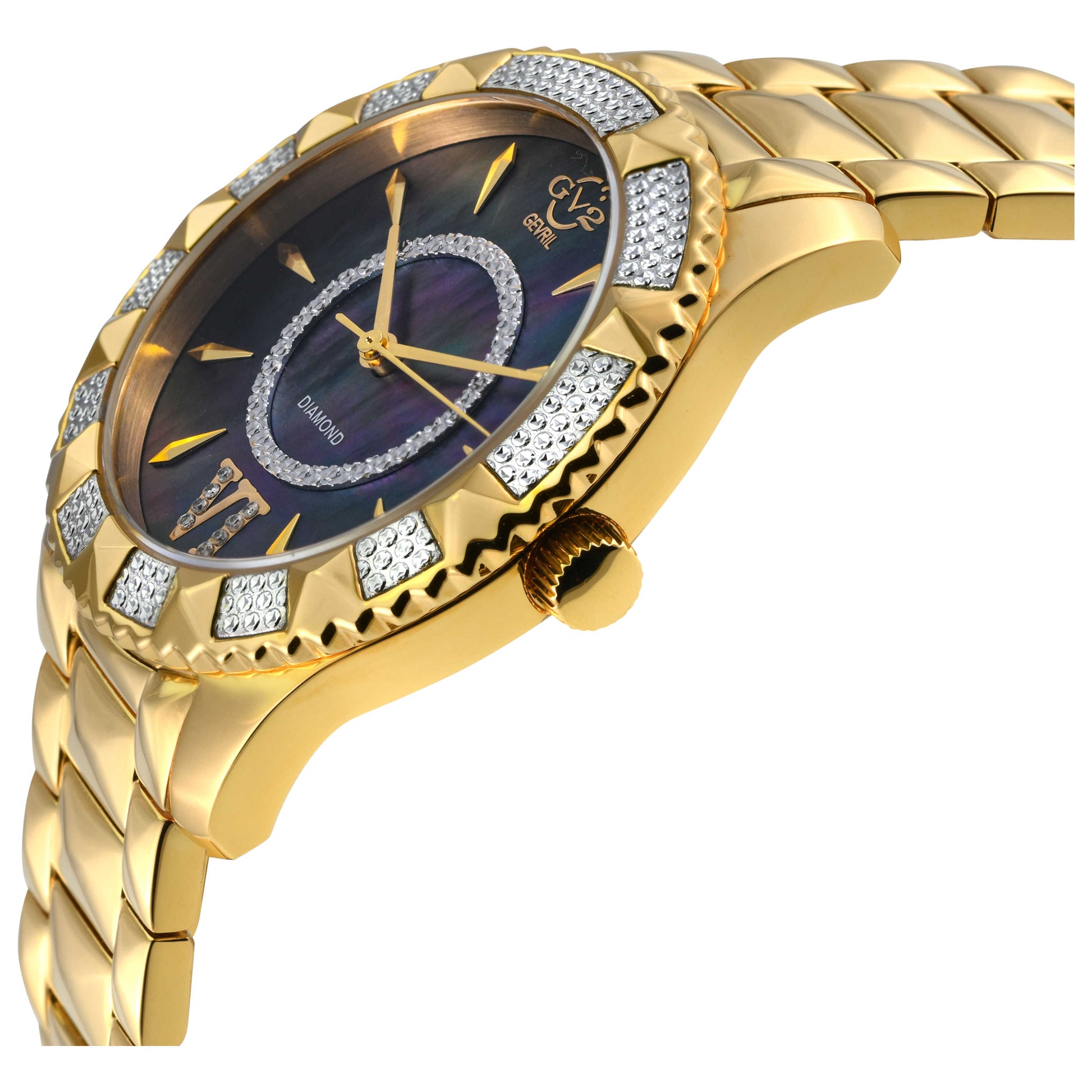 GV2 by Gevril Venice Diamond Women's Quartz Watch 11715-424 - Image #4