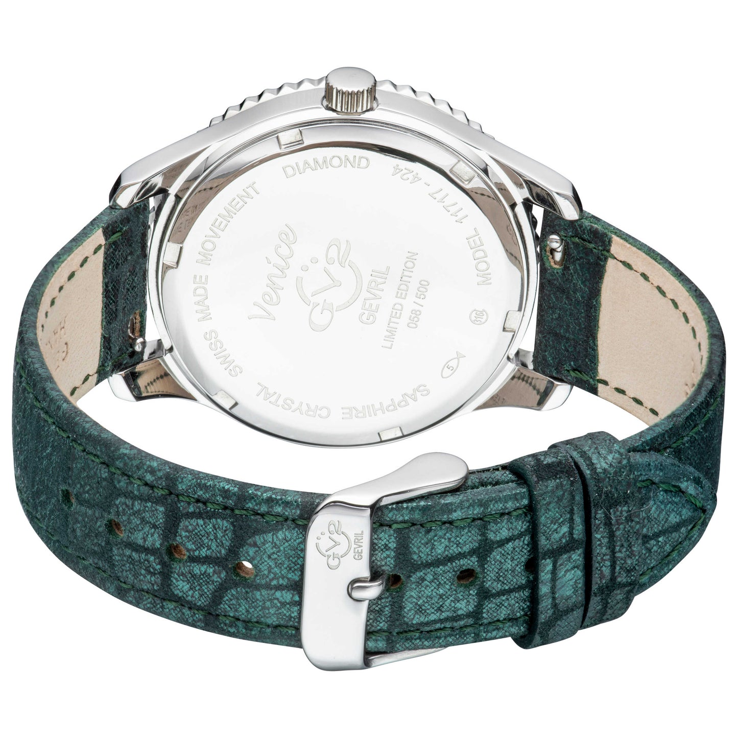GV2 by Gevril Venice Diamond Women's Quartz Watch 11717-424C - Image #2