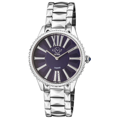 Front view of GV2 by Gevril Siena Diamond Women's Quartz Watch 11722