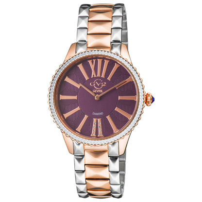 Front view of GV2 by Gevril Siena Diamond Women's Quartz Watch 11723
