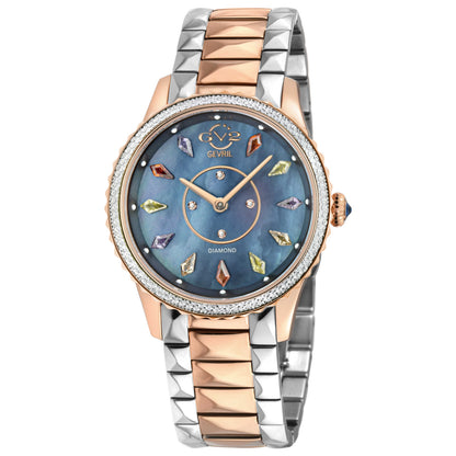 Front view of GV2 by Gevril Siena Diamond Women's Quartz Watch 11735B