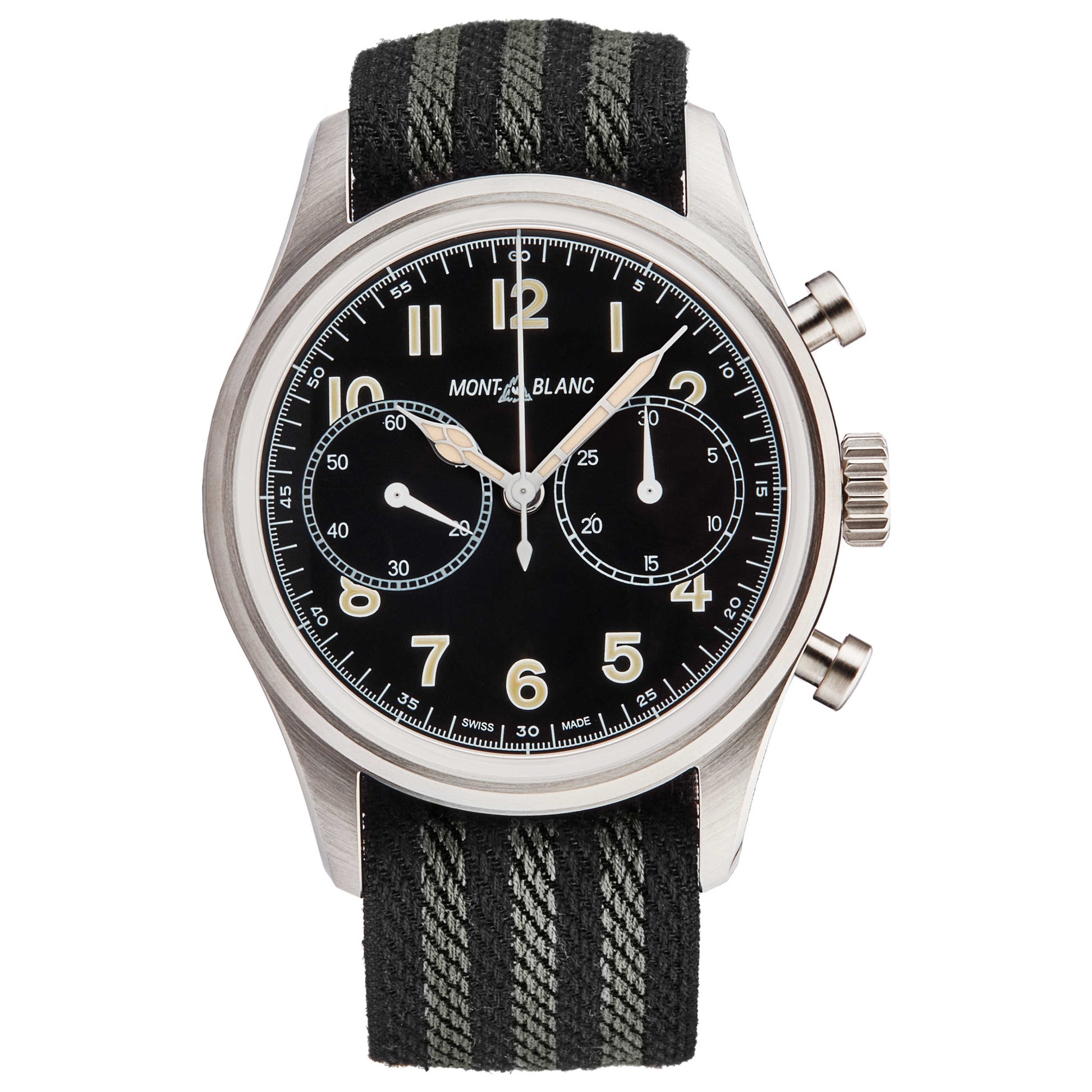 Front view of Montblanc 1858 Automtc Men's Automatic Watch 117835