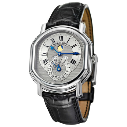 Front view of Daniel Roth Perpetual Calendar Men's Watch 118-X-70-181-CN-BD