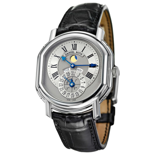 Front view of Daniel Roth Perpetual Calendar Men's Watch 118-X-70-181-CN-BD