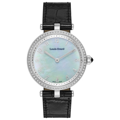 Front view of Louis Erard Romance Women's Swiss Quartz (Battery-Powered) Watch 11810SE34-BDCB5