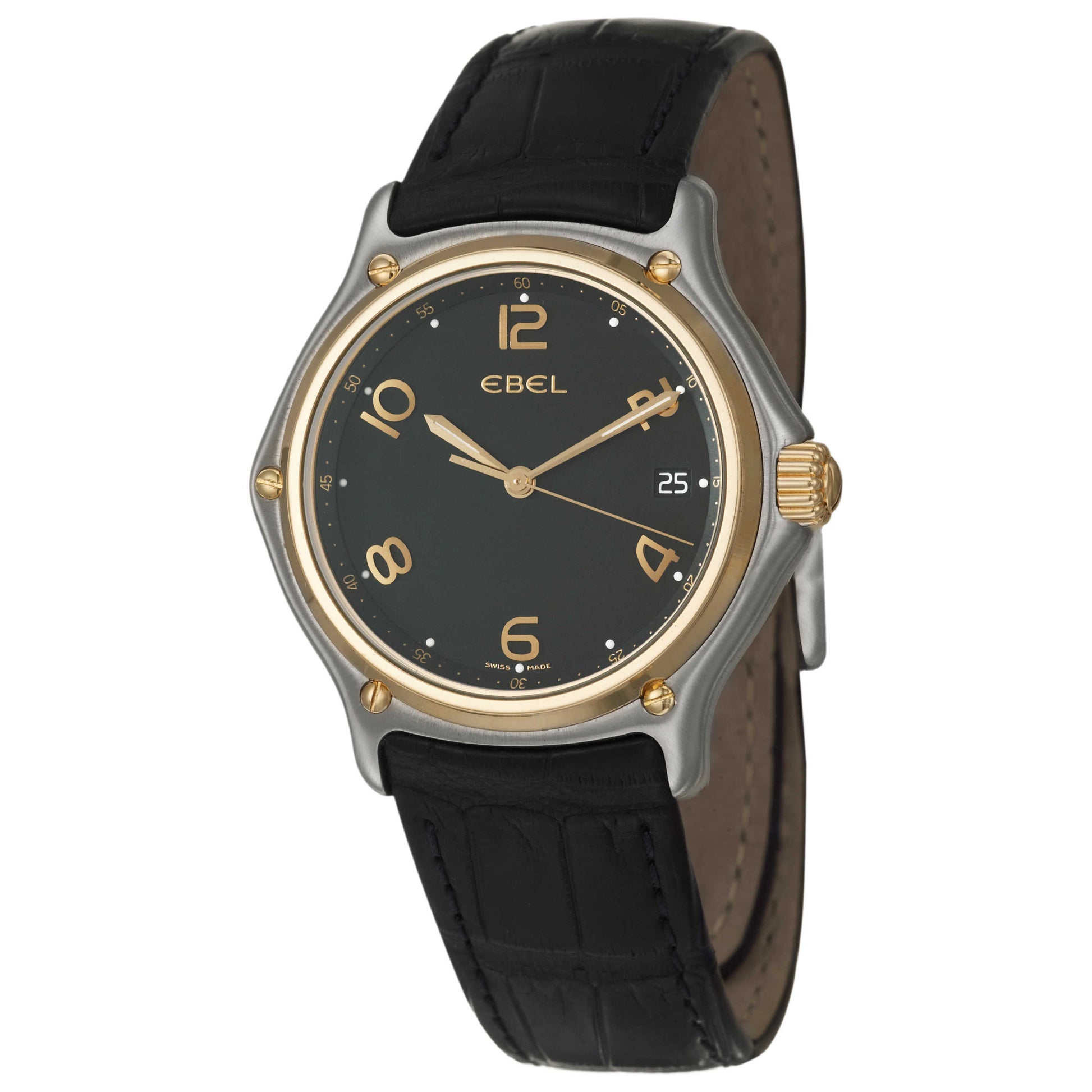 Front view of Ebel 1911 Men's Swiss Quartz (Battery-Powered) Watch 1187241-15635134-BLS