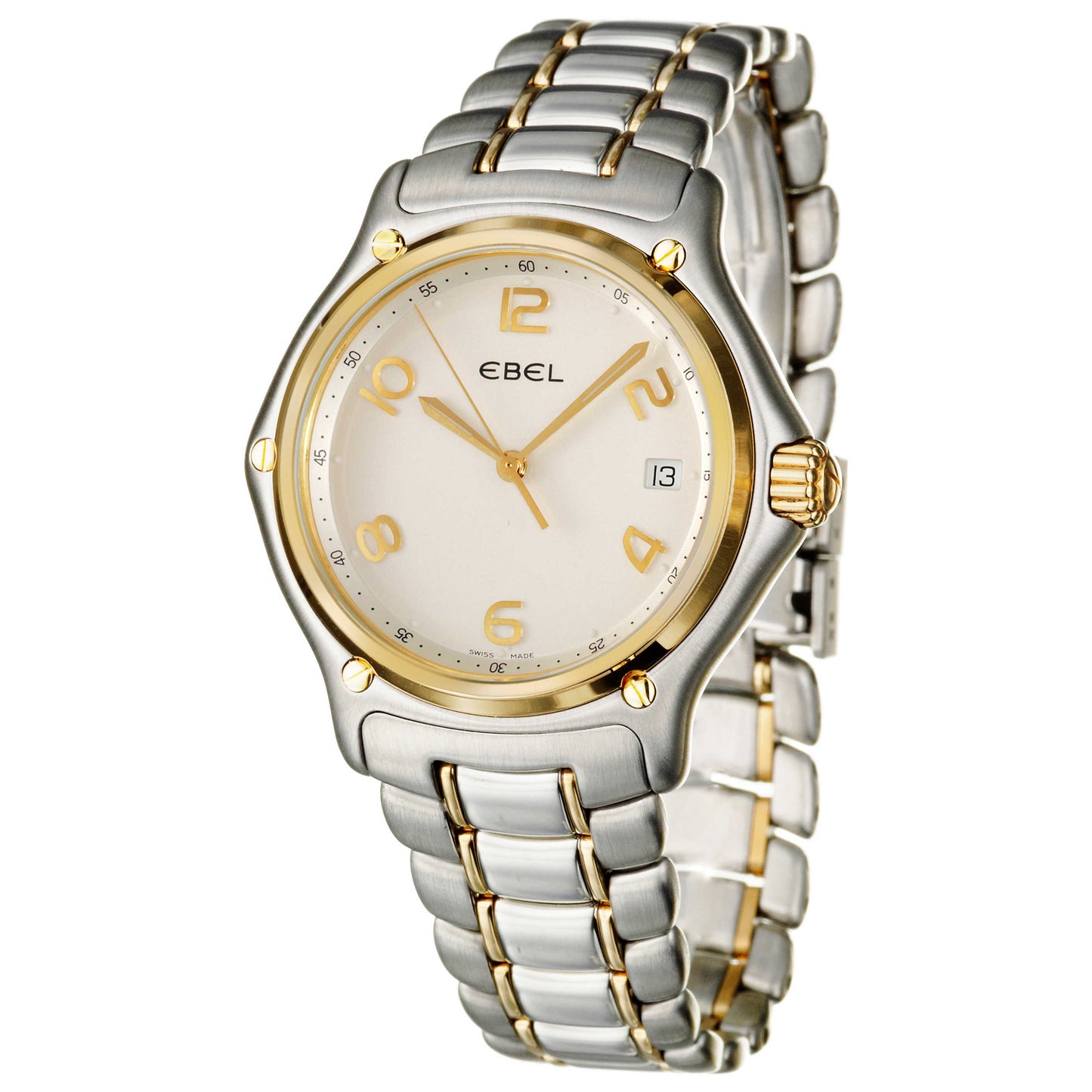 Front view of Ebel 1911 Men's Swiss Quartz (Battery-Powered) Watch 1187241-16665P