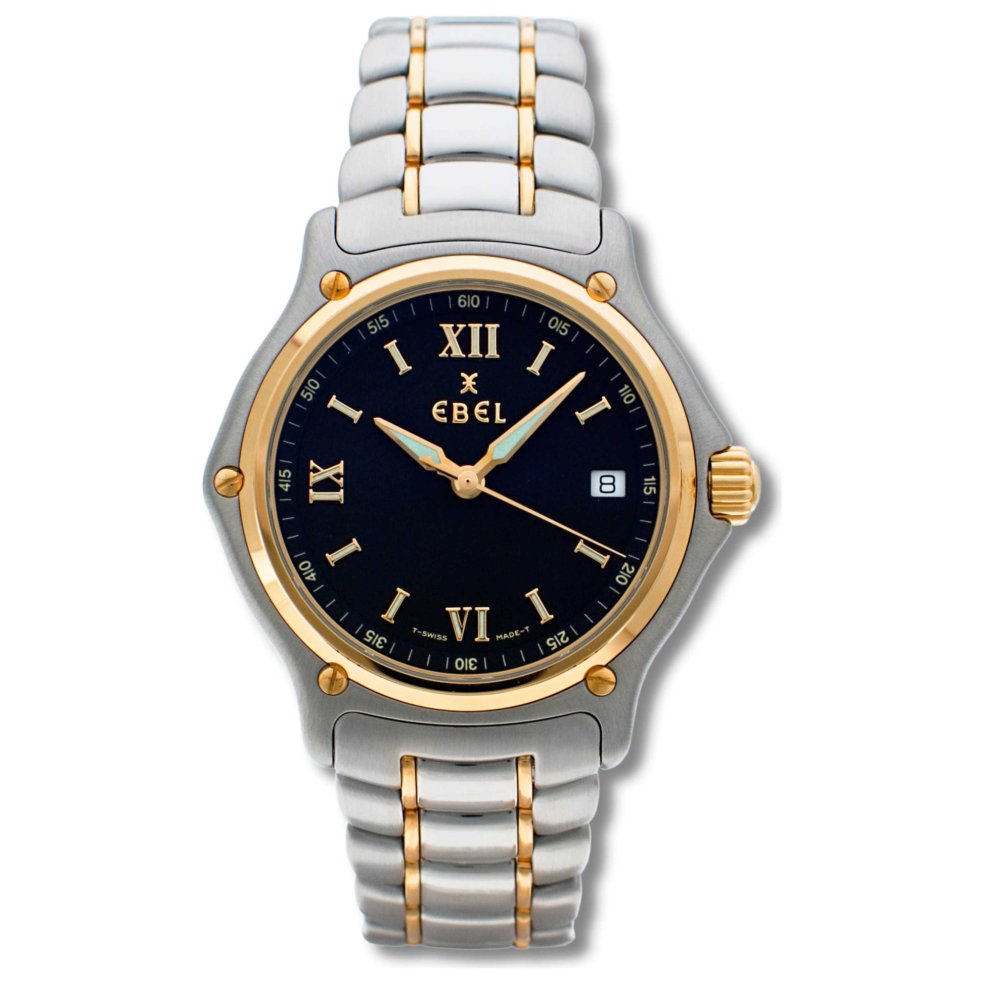 Front view of Ebel 1911 Men's Swiss Quartz (Battery-Powered) Watch 1187241-5465P