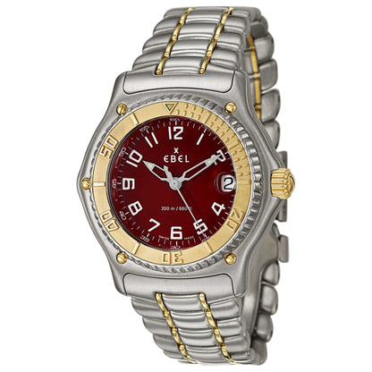 Front view of Ebel Discovery Men's Swiss Quartz (Battery-Powered) Watch 1187341-8665P