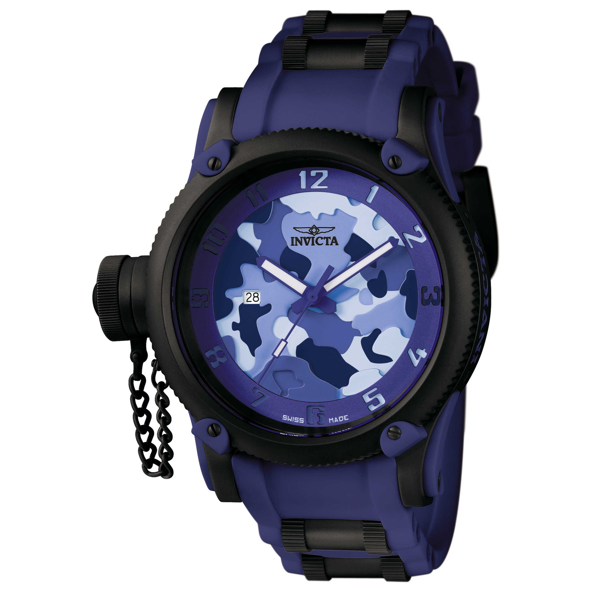 Front view of Invicta Russian Diver Men's Quartz Watch 1196