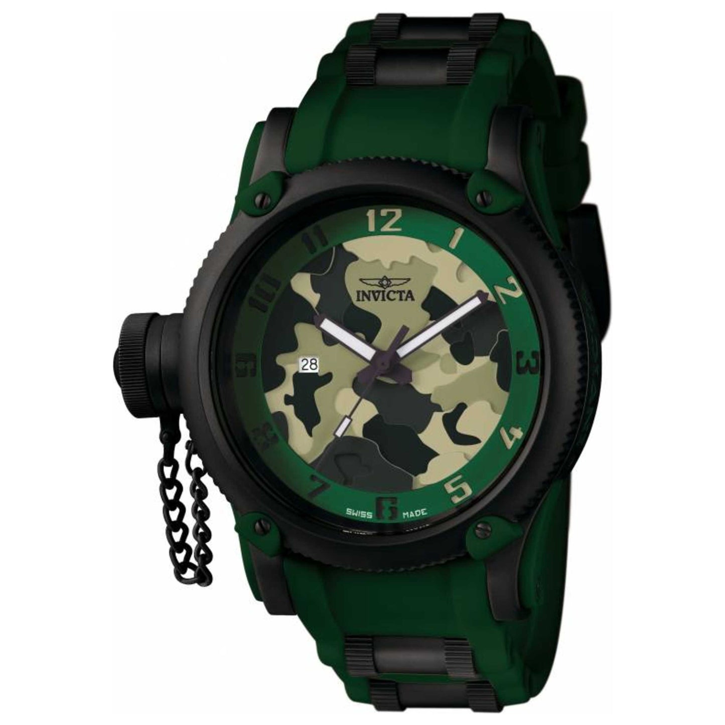 Front view of Invicta Russian Diver Men's Quartz Watch 1197