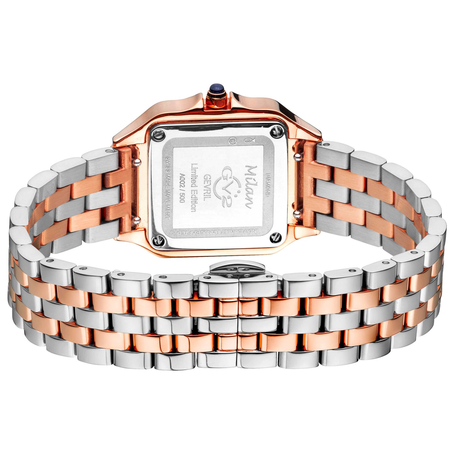 GV2 by Gevril Milan Women's Quartz Watch 12104B - Image #2