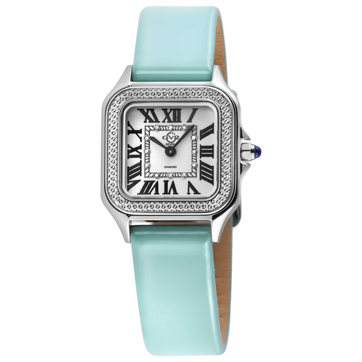 Milan Diamond Quartz White Women's Watch 12110-6