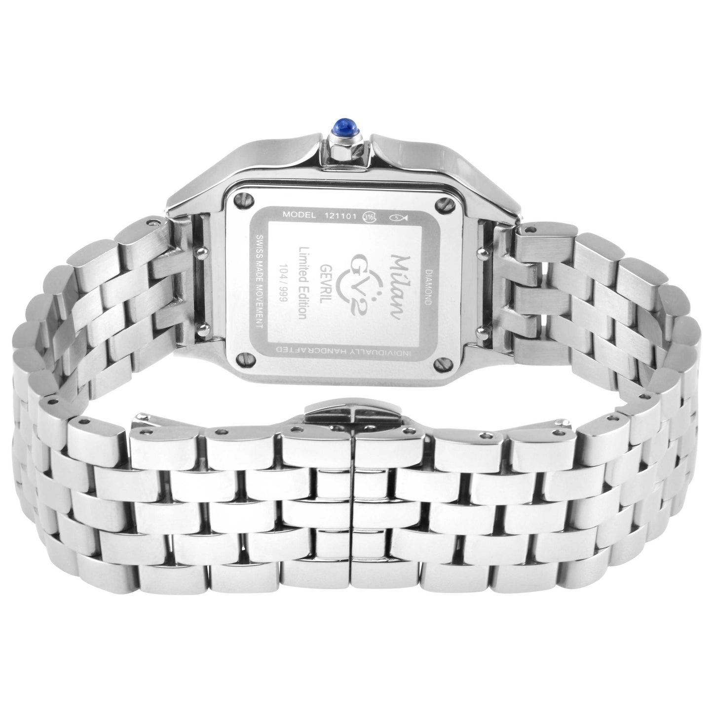 GV2 by Gevril Milan Diamond Women's Quartz Watch 121101B - Image #2