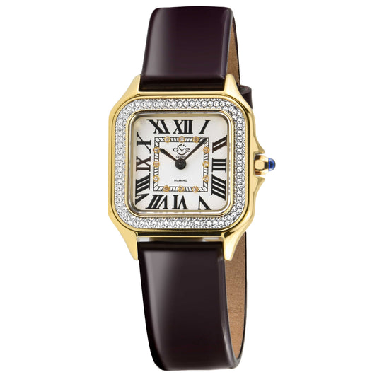 Front view of GV2 by Gevril Milan Diamond Women's Quartz Watch 12112