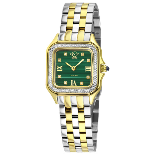 Front view of GV2 by Gevril Milan Diamond Women's Quartz Watch 121131B
