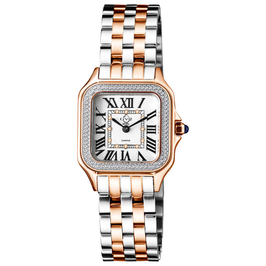 Front view of GV2 by Gevril Milan Diamond Women's Quartz Watch 12114B