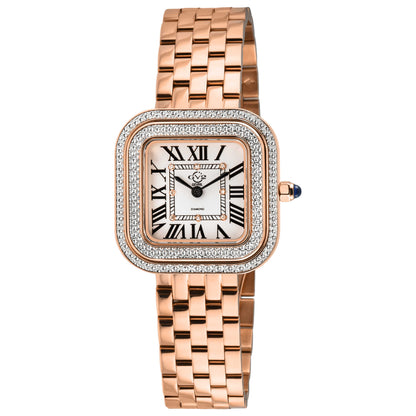 Front view of GV2 by Gevril Bellagio Diamond Women's Quartz Watch 12131B