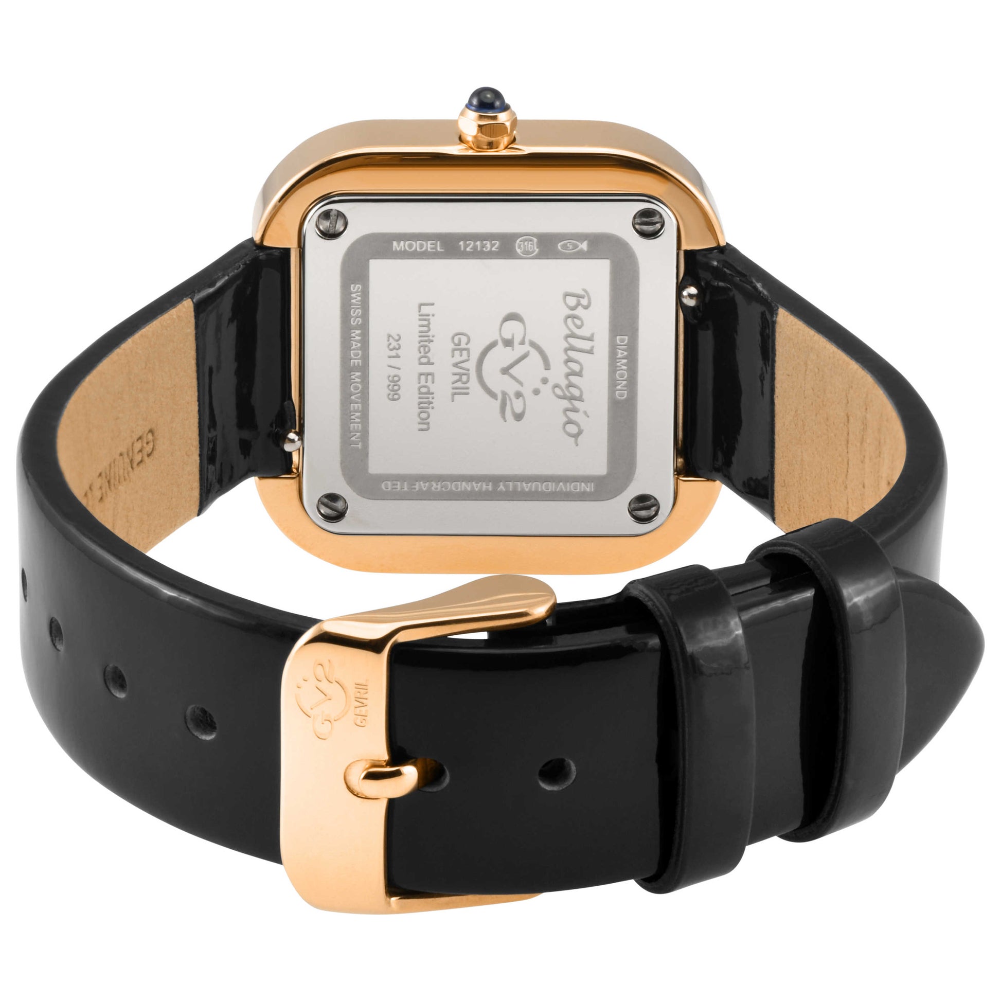 GV2 by Gevril Bellagio Diamond Women's Quartz Watch 12131 - Image #2