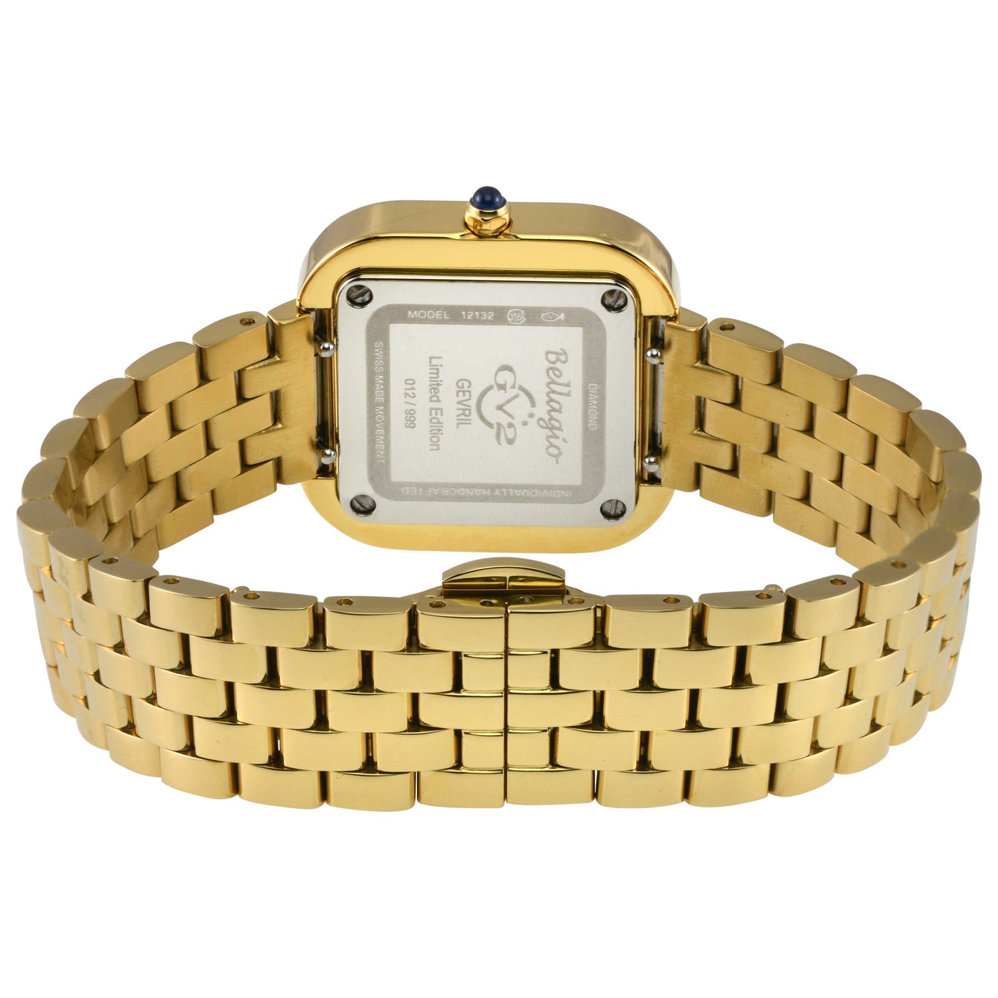 GV2 by Gevril Bellagio Diamond Women's Quartz Watch 12132B - Image #2