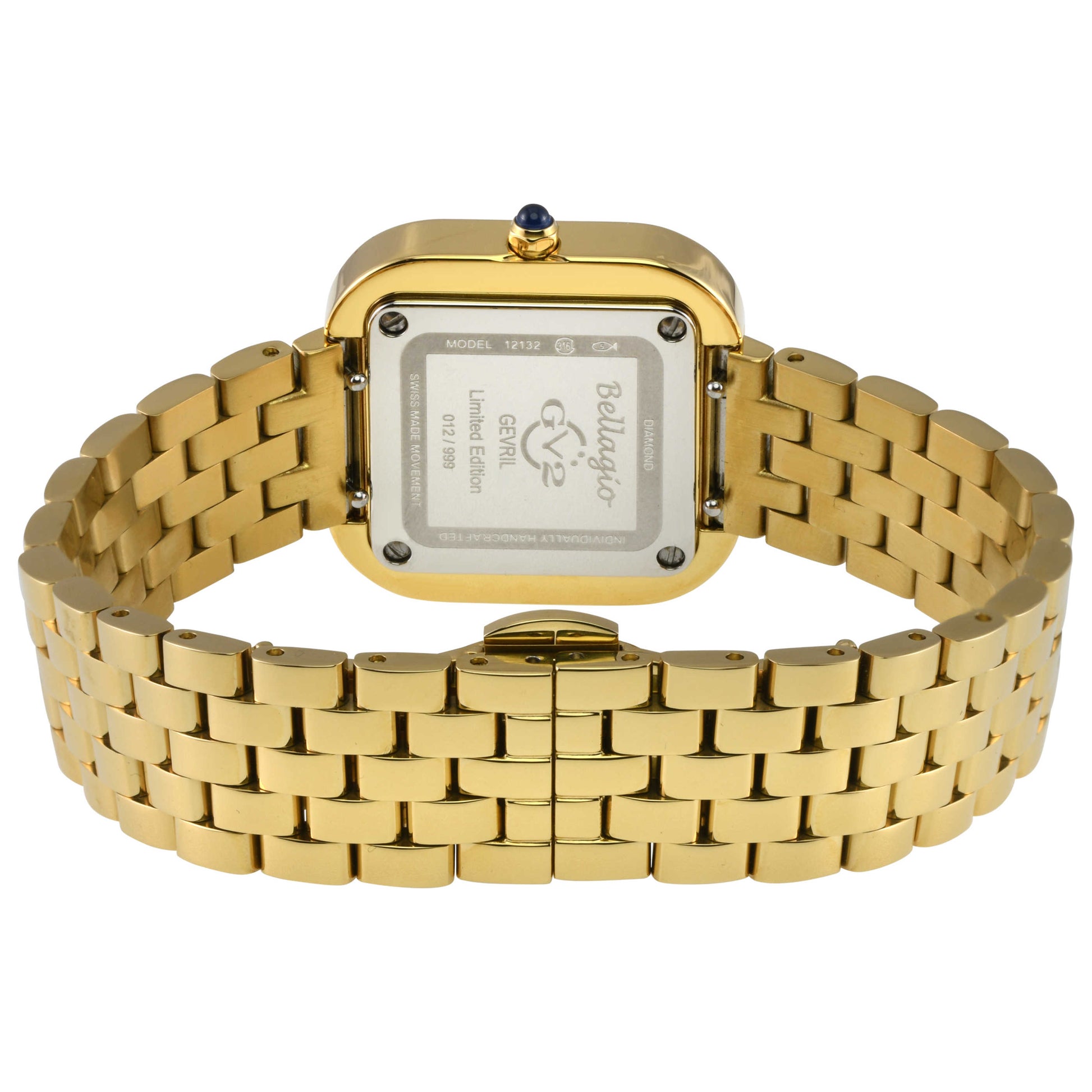 GV2 by Gevril Bellagio Diamond Women's Quartz Watch 12132B - Image #2