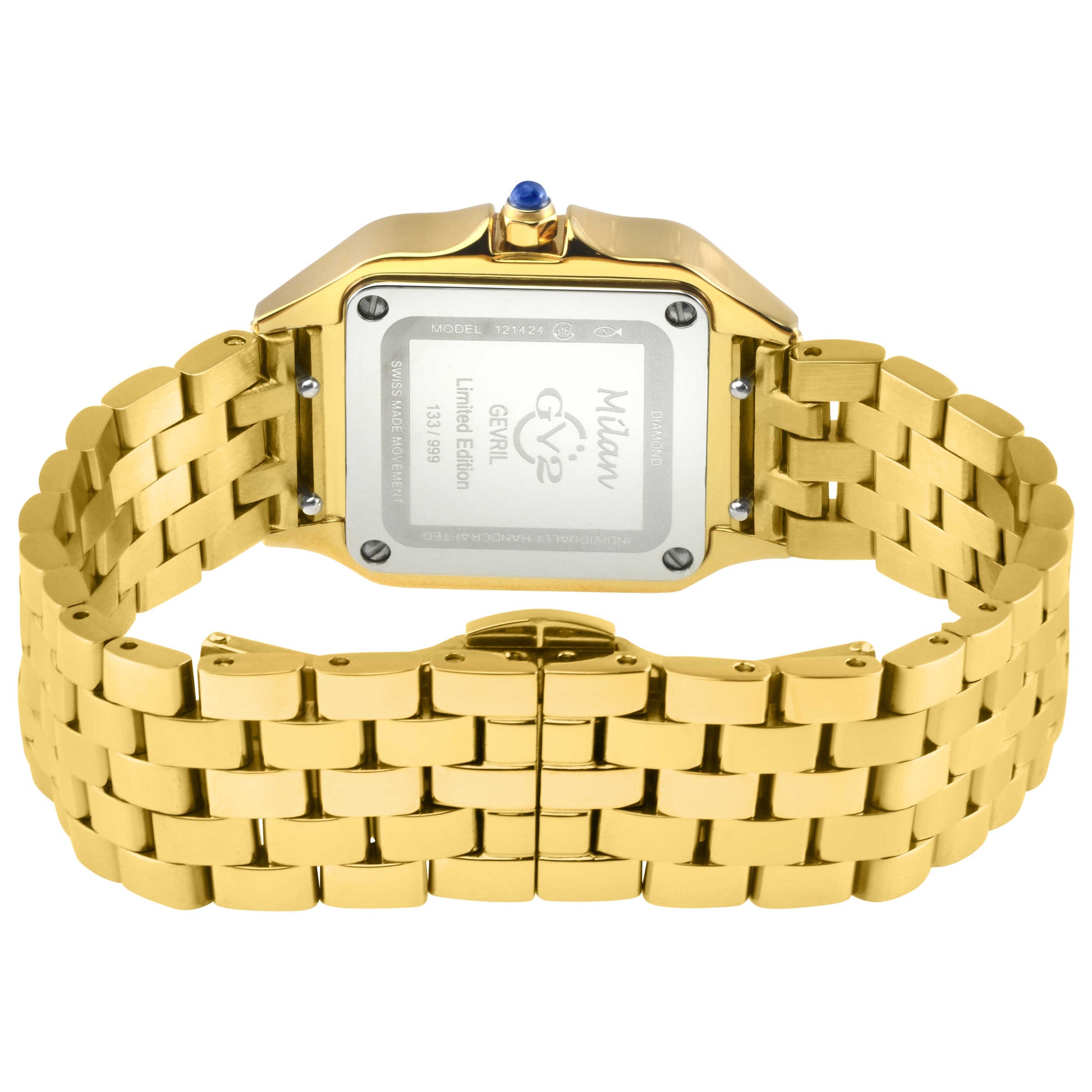 GV2 by Gevril Milan Women's Quartz Watch 121424B - Image #2