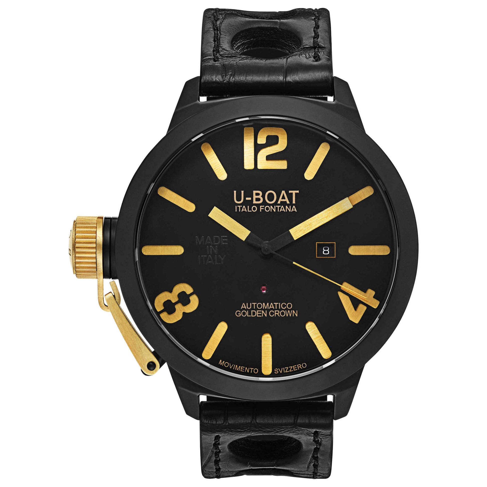 Front view of U-Boat Classico Men's Automatic Watch 1215