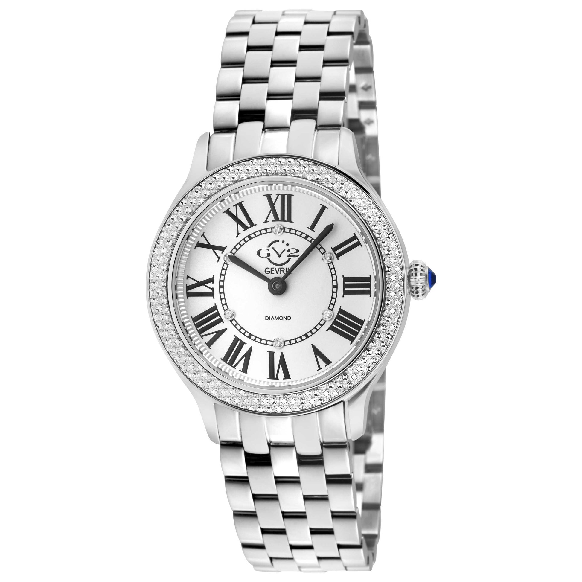 Front view of GV2 by Gevril Milan Women's Quartz Watch 12160B