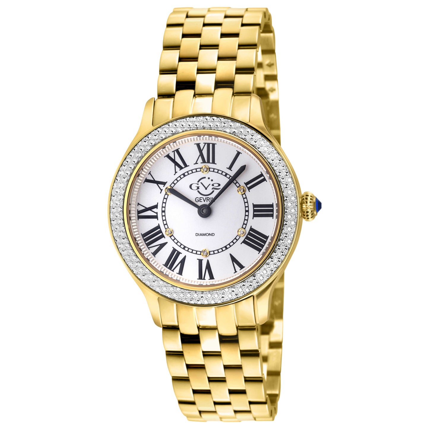 Front view of GV2 by Gevril Milan Women's Quartz Watch 12161B