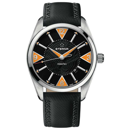 Front view of Eterna KonTiki Men's Automatic Watch 1220-41-46-1184