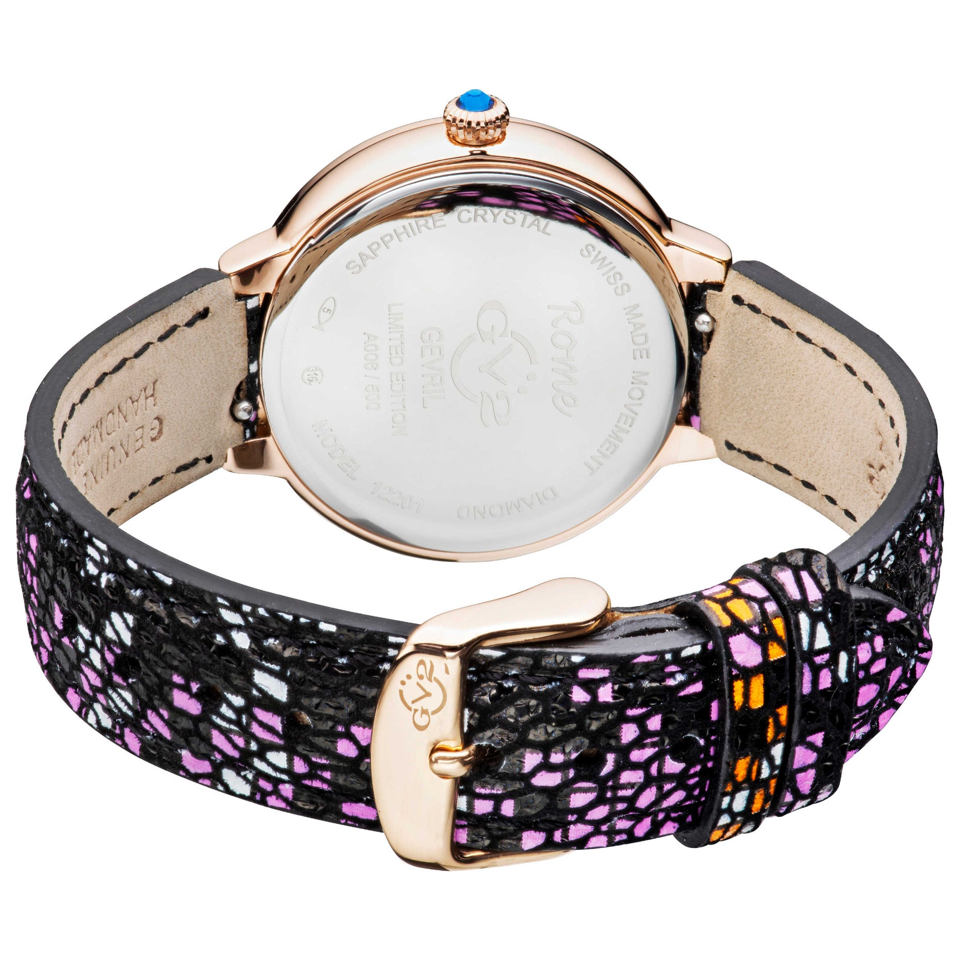 GV2 by Gevril Rome Diamond Women's Quartz Watch 12201S - Image #2