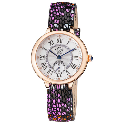Front view of GV2 by Gevril Rome Diamond Women's Quartz Watch 12201S