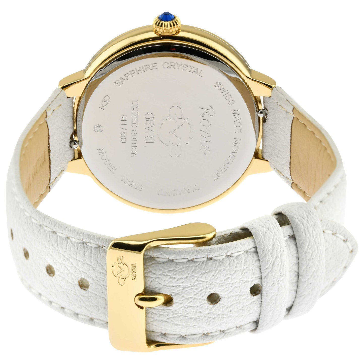 GV2 by Gevril Rome Vegan Women's Quartz Watch 12202-V1 - Image #2