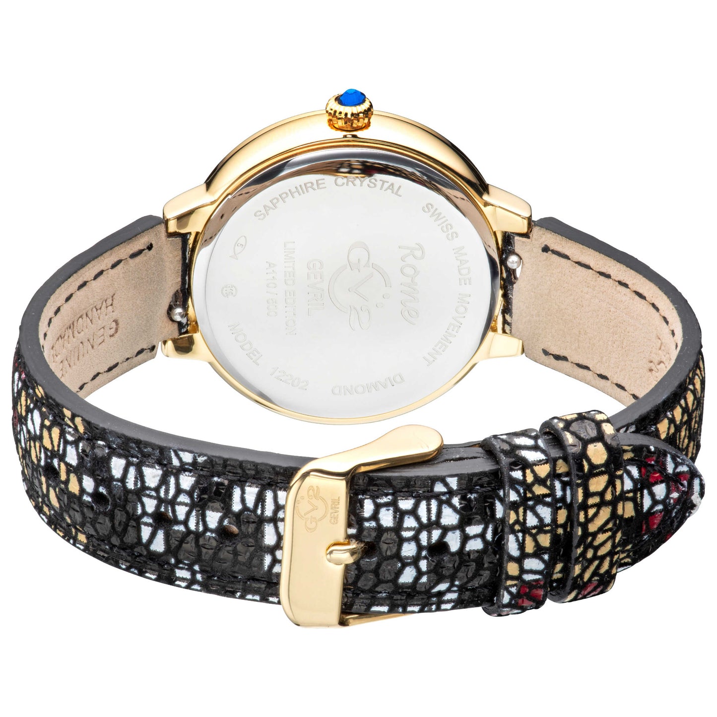 GV2 by Gevril Rome Diamond Women's Quartz Watch 12202S - Image #2