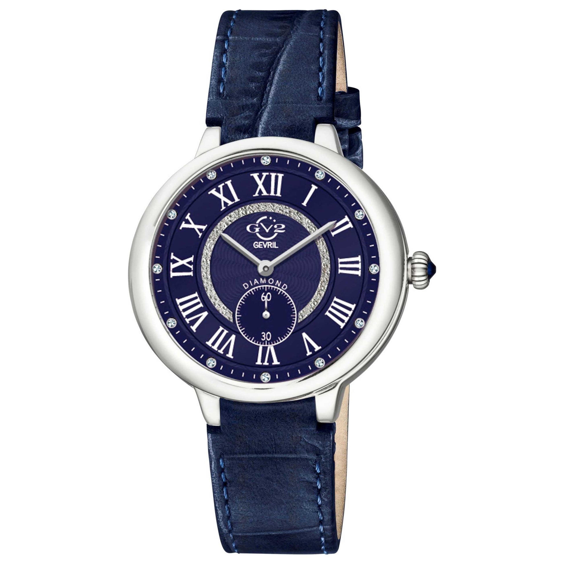 Front view of GV2 by Gevril Rome Diamond Women's Quartz Watch 12205